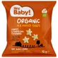 Hey Baby! | Organic Pea Puffed Stars with Carrot & Sweet Corn Flavor | 12g