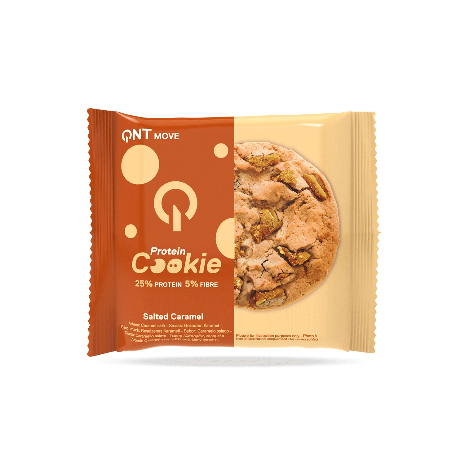 QNT | Protein Cookie with Salted Caramel Chips | 60g