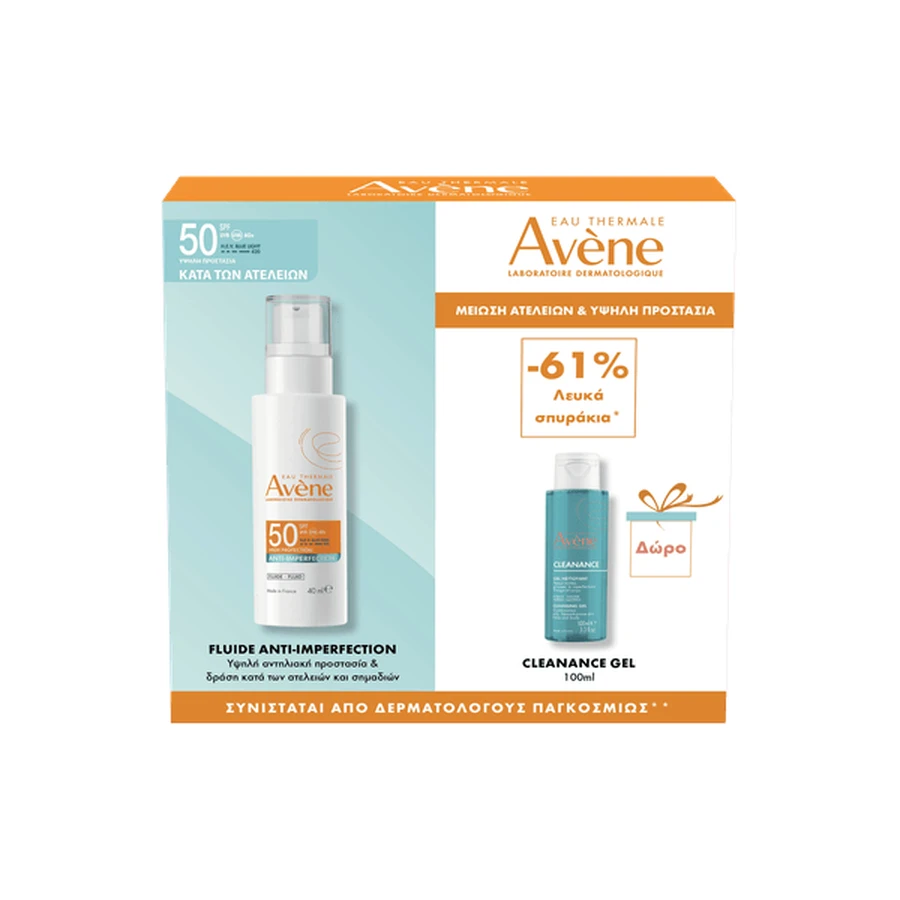 Avène | Anti-Imperfection SPF50+ Cleanance Gel 100 ml – Gratisgeschenk | 1 Set