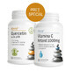 Querc&#233;tine avec Zinc et Vitamine D3 + Vitamine C Retard 1000 mg, 30 + 30 comprim&#233;s, Alevia