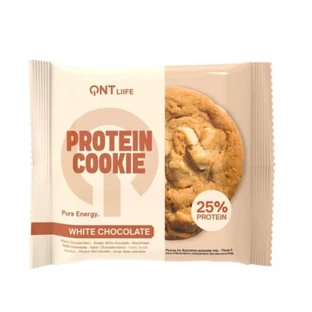 QNT | Protein-Kekse mit weißer Schokolade – Protein-Kekse mit weißen Schokoladenstückchen | 60 g