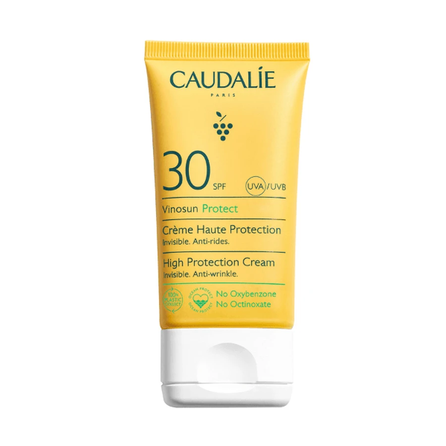 Caudalie | Vinosun Protect Zonnebrandcrème voor het gezicht met hoge beschermingsfactor en SPF 30 | 50 ml