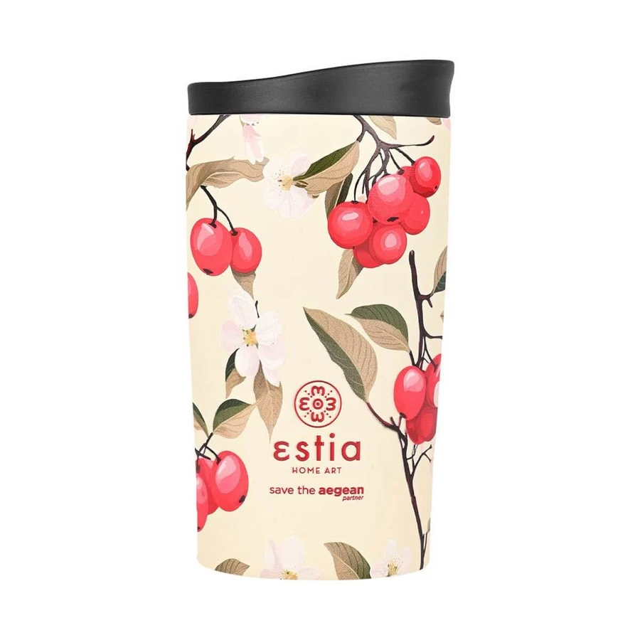  Estia | Insulated Cup Save The Aegean Travel Mug Sakura Whisper | 350m