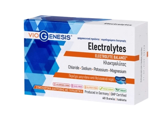 VioGenesis | Electrolytes Electrolyte Dietary Supplement | 60 tablets