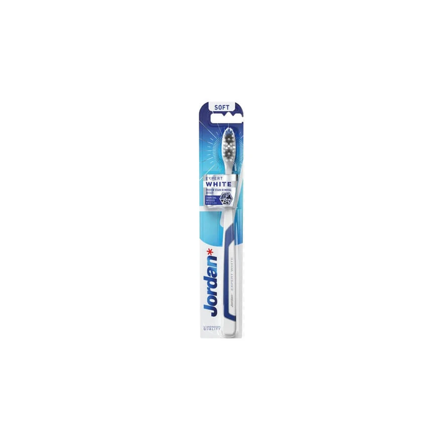 Jordan | Expert White Soft Soft-Bristled Toothbrush | 1 pc