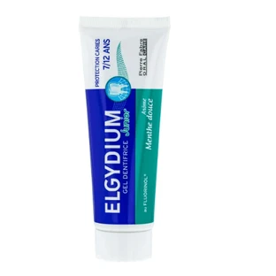 Elgydium | Dentifrice gel Junior « Mild Mind » pour enfants de 7 à 12 ans, saveur menthe douce, 1 400 ppm | 50 ml