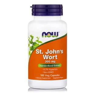 Now | St. John's Wort Extract 300 mg | Dietary Supplement for a Positive Mood | 100 VegiCaps.