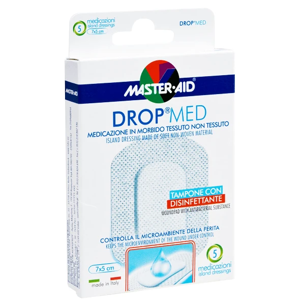 Master Aid | DropMed | Self-Adhesive and Non-Adhesive Gauze Pads | 1…