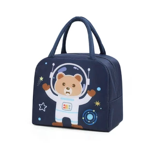 5,5-Liter-Lunch-Tasche mit Isolierung in Bernstein | Blauer Astronaut