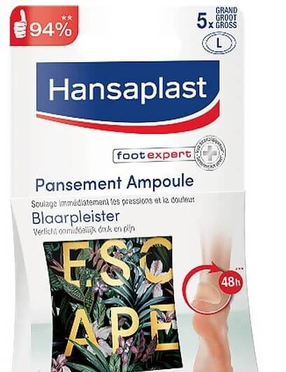 Hansaplast | Blister Patches, Size L | 5 pcs
