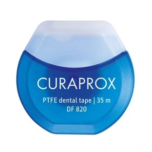 Curaprox | DF 820 PTFE Dental Tape | Interdental Dental Tape | 35 m