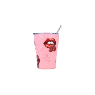 Estia | Mugs isothermes « Save The Aegean » Blush Pop | 350 ml