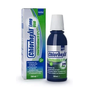Intermed |  Chlorhexil 0,12 % Mundwasser zur Langzeitanwendung |  Mundwasser für antimikrobiellen Schutz | 250 ml