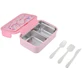 Estia | "Save The Aegean" Children's Lunch Box with 2 Detachable Compartments & Spoon, Fork, and Knife (Set)  Rainbow Dreams | 900ml