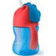 Avent | Sticlă cu pai și mânere 9m+ Roșu-Albastru 200 ml  SCF796/01