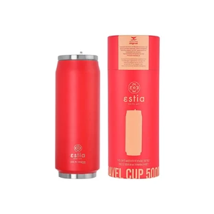 Estia | Thermobecher „Save The Aegean“ in Scharlachrot | 500 ml 