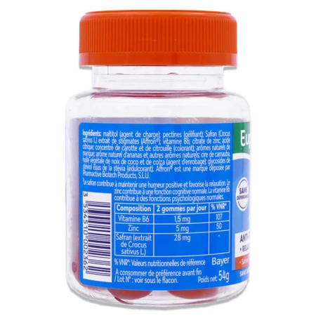 EUPHYTOSE STRESS SAFRAN 30 Mango-Pineapple Gummies