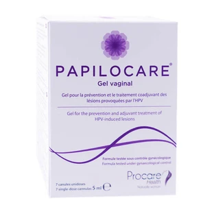 PROCARE PAPILOCARE VAGINALGEL, 7 Einzeldosis-Applikatoren, 7 × 5 ml