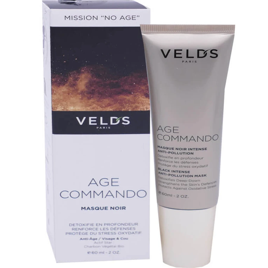 VELDS AGE COMMANDO MASQUE NOIR ANTI-AGE 60 ML