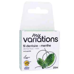 MY VARIATIONS MINT-SCENTED DENTAL FLOSS 25M
