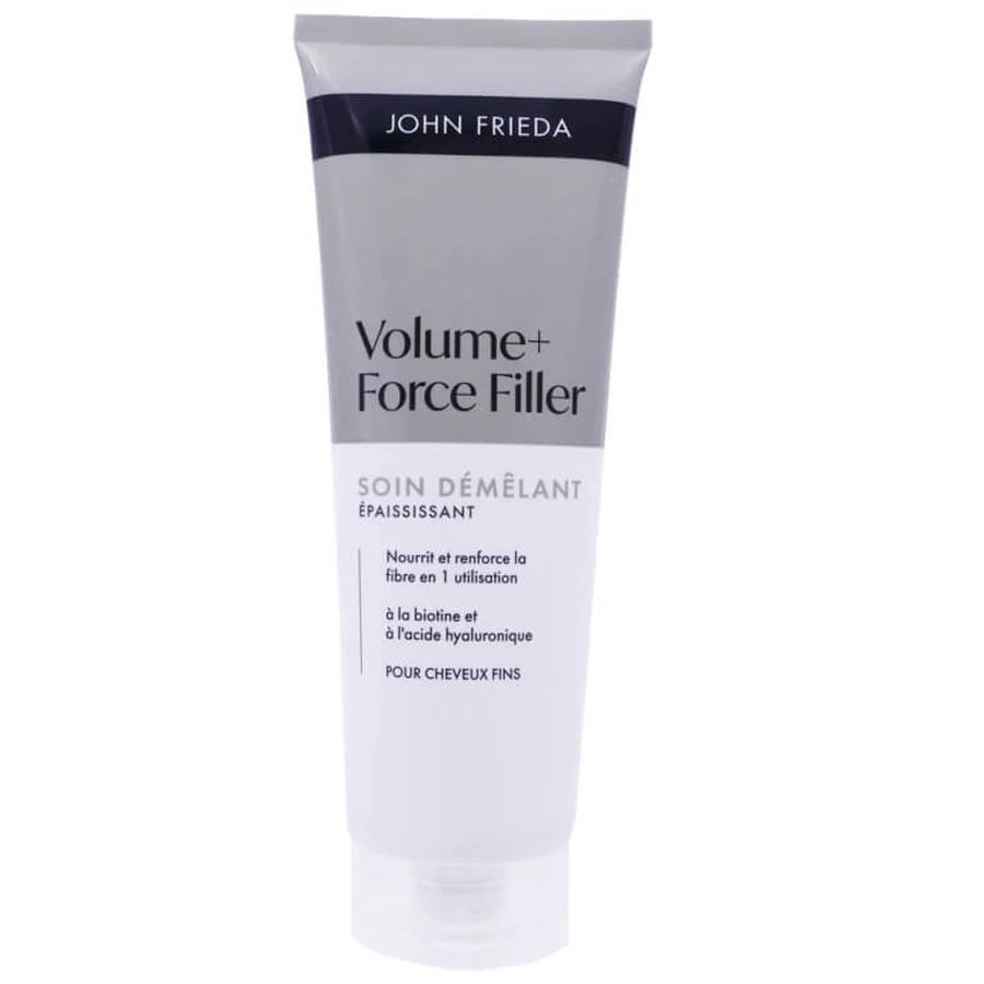 JOHN FRIEDA VOLUME + STRENGTH FILLER: TRATAMIENTO DESENREDANTE Y ESPESANTE, 250 ML
