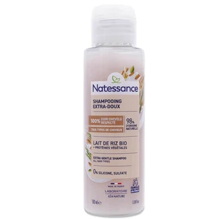 NATESSANCE EXTRA-SANFTES BIO-REISMILCH-SHAMPOO 100 ML