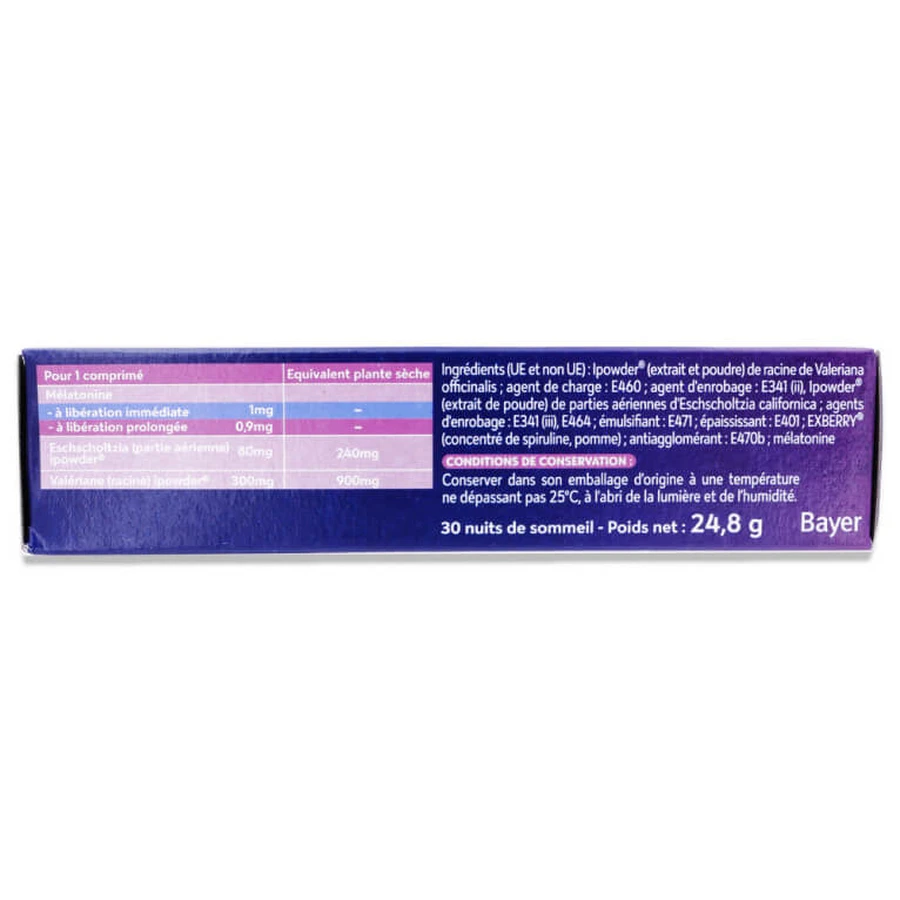 EUPHYTOSE NIGHT LP-1.9MG, PACK OF 2X30 TABLETS