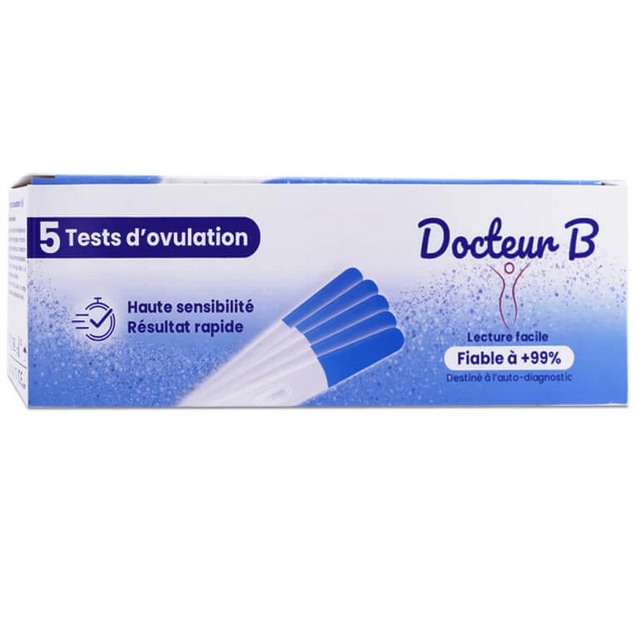 DOCTOR B OVULATIETEST, VERPAKKING VAN 5 STUKS