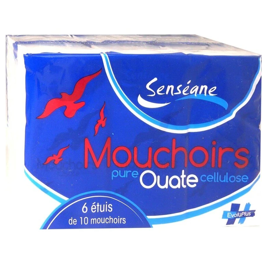 SENSEANE PURE COTTON TISSUES, 6x10 TISSUES