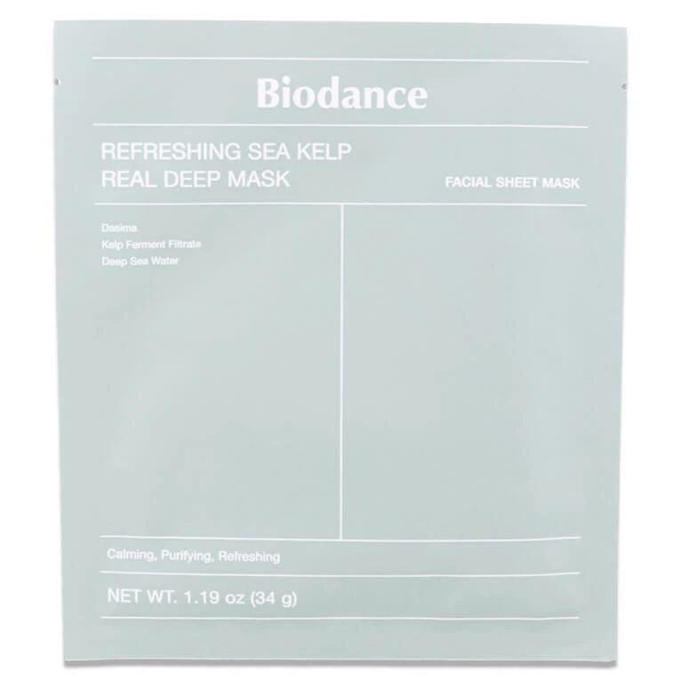 BIODANCE REFRESHING SEA KELP FACE MASK 34G