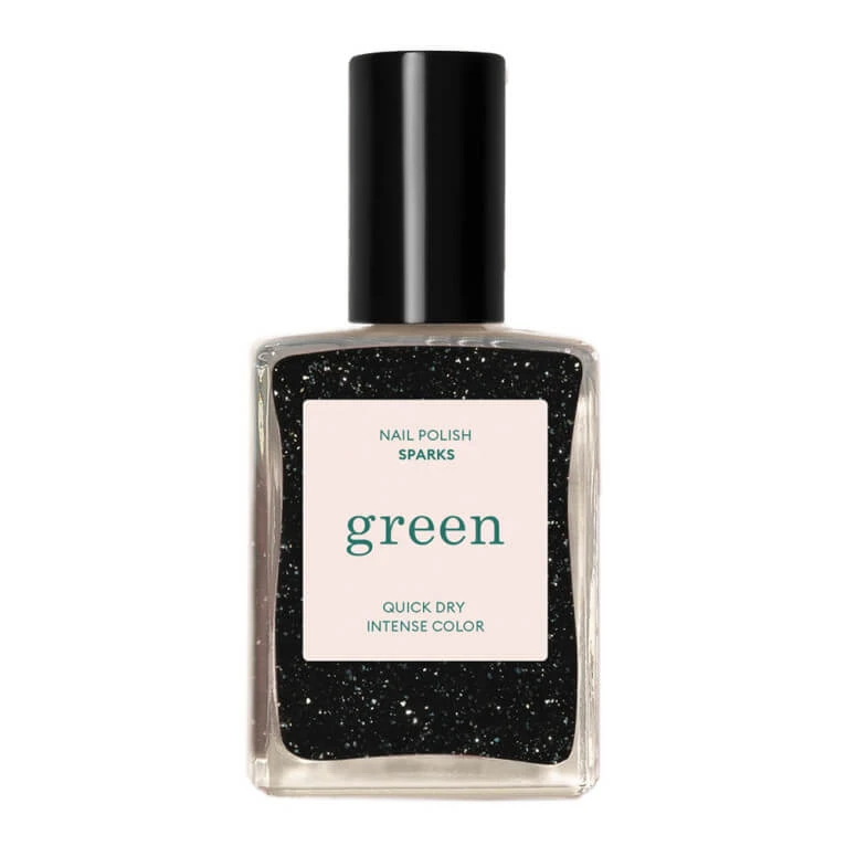 MANUCURIST GREEN SPARKS NAIL POLISH 15ML