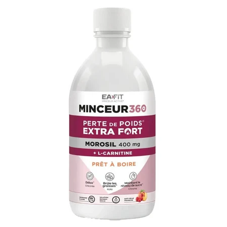 EAFIT MINCEUR 360 EXTRA-STRONG WEIGHT LOSS PEACH-RASPBERRY 500ML