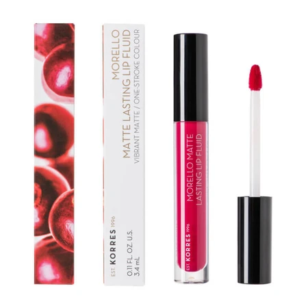 KORRES MORELLO MATTE LASTING LIP FLUID 29 STRAWBERRY KISS