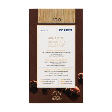 KORRES ARGANÖL-HAARFARBE 10,0 PLATINBLOND
