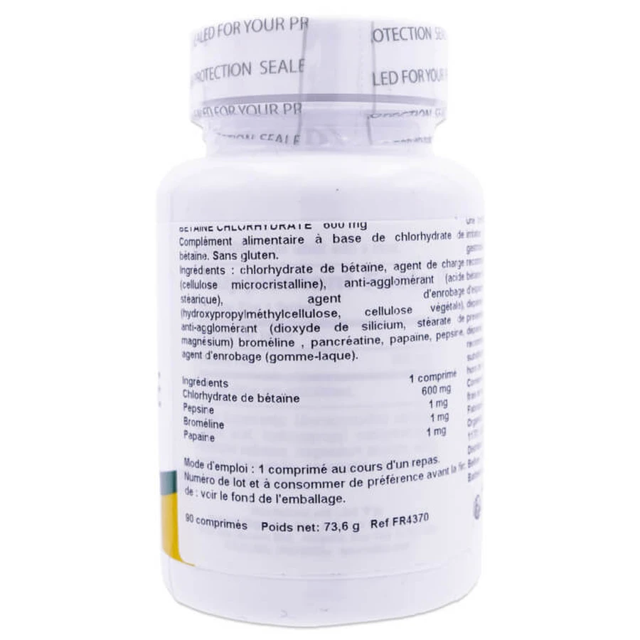 NATURESPLUS BETAINHYDROCHLORID 600 MG, 90 TABLETTEN