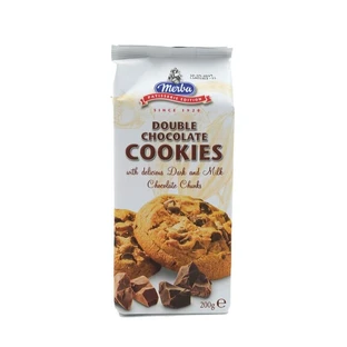 Galletas de doble chocolate, 200 g, Merba