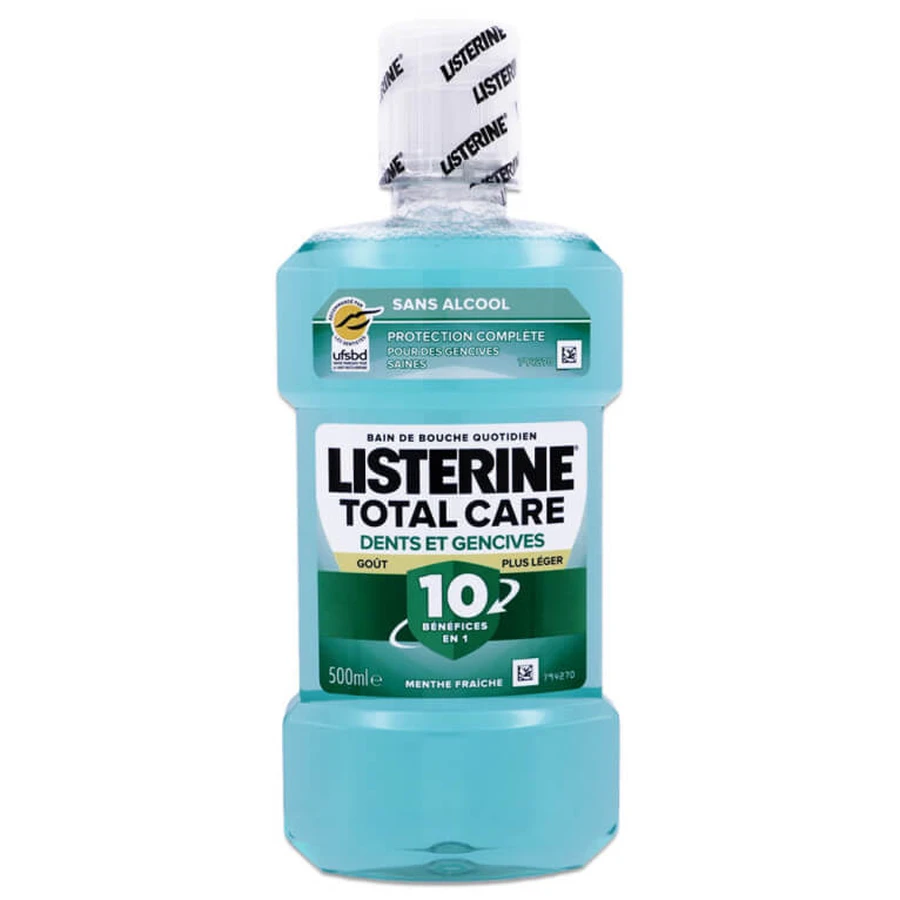 LISTERINE TOTAL CARE TANDEN & TANDVLEES MILDER MONDSPOELMIDDEL 500 ML