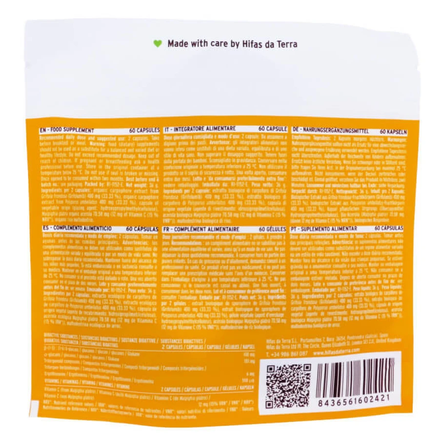 HIFAS DA TERRA HIFAS-DETOX ECO NACHFÜLLPACKUNG, 60 KAPSELN