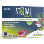 COMPRIMIDOS STODAL PARA LA NARIZ, LA GARGANTA Y LOS BRONQUIOS — SABOR A BAYAS ROJAS — 36 COMPRIMIDOS