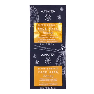 APIVITA EXPRESS BEAUTY PFLEGENDE UND FEUCHTIGKEITSSPENDENDE HONIGMASKE 2 × 8 ml