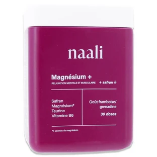 NAALI MAGNESIUM+ FRAMBOISE GRENADINE 30 DOSES
