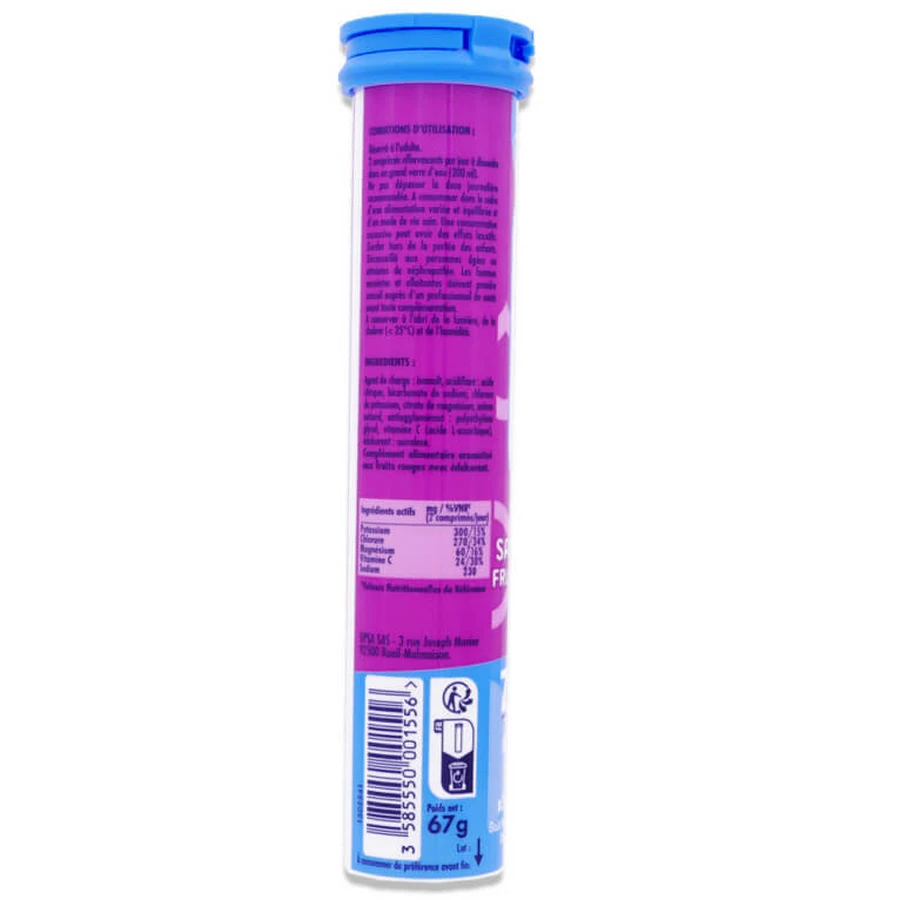 UPSA HYDRAFIZZ HYDRA FRUITS ROUGE ZERO SUCRE 16 COMPRIMES