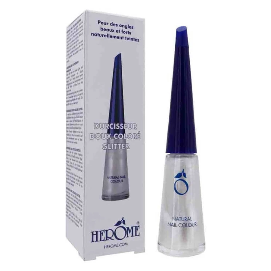 HEROME COLORED GLITTER SOFT NAIL STRENGTHENER 10ML