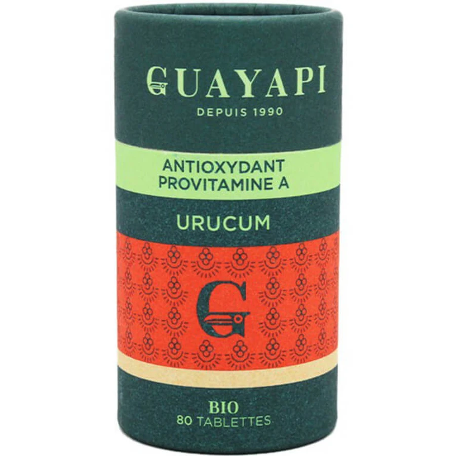 GUAYAPI URUCUM TANNING 80 ORGANIC TABLETS