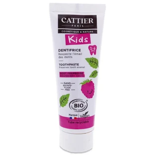 CATTIER BIO-ZAHNPASTE FÜR KINDER, HIMBEERGESCHMACK, 50 ML