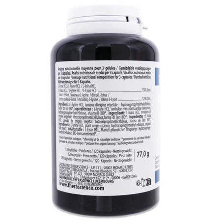 THERASCIENCE PHYSIOMANCE L LYSINE 120 CAPSULES