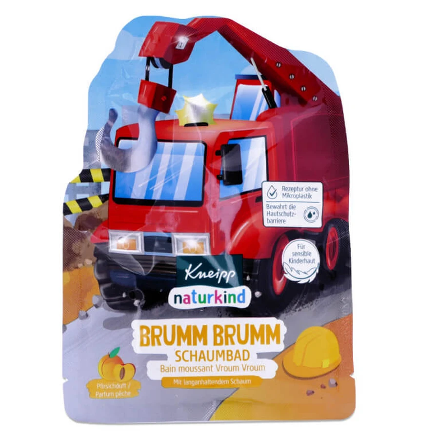 ESPUMA DE BAÑO KNEIPP NATURKIND FIREFIGHTER CON AROMA DE MELOCOTÓN