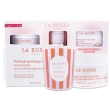 LA ROSEE BODY SCRUB SET + REFILL + CANDLE