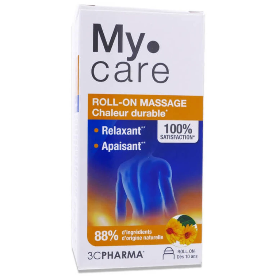 3C PHARMA MYOCALM ROLL-ON MASSAGE DOS CERVICALE LOMBAIRE 50ML