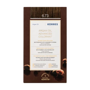 KORRES PERMANENTE HAARFARBE ARGANÖL GOLDEN COCOA 6,73